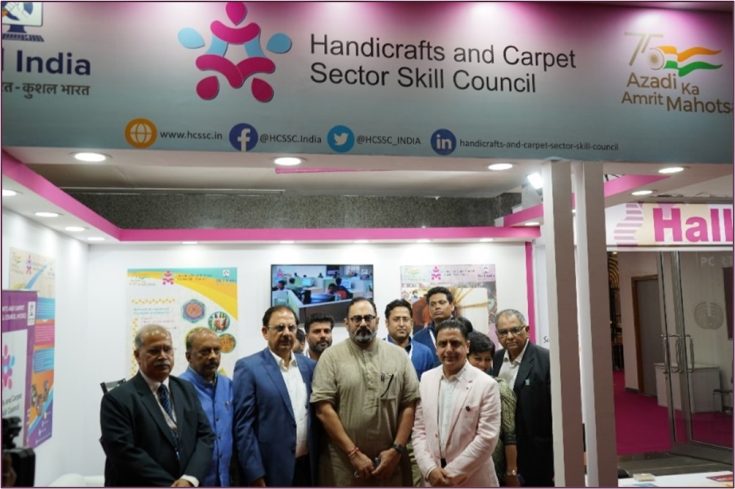 IHGF VISIT Shri Krishan Kumar CEO HCSSC Handicrafts and Carpet Sector Chief Executive Officer Krishan Kumar CEO HCSSC